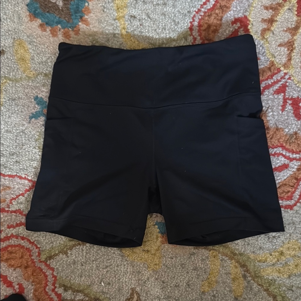 Velocity Black Bike Shorts with Matte Finish